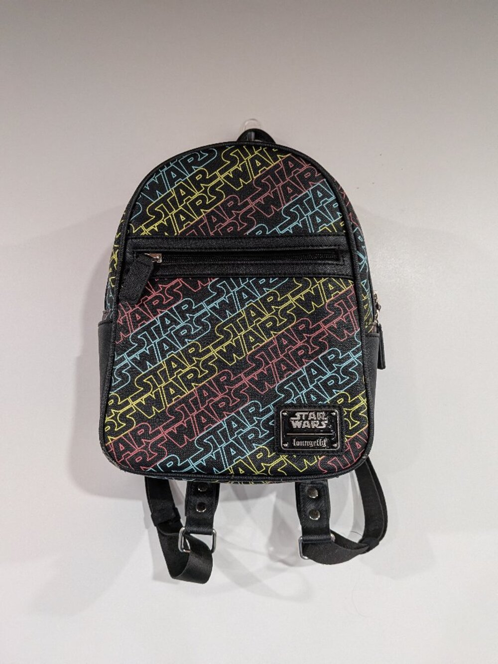 Loungefly Star Wars Mini Backpack Black Pink Yellow Blue